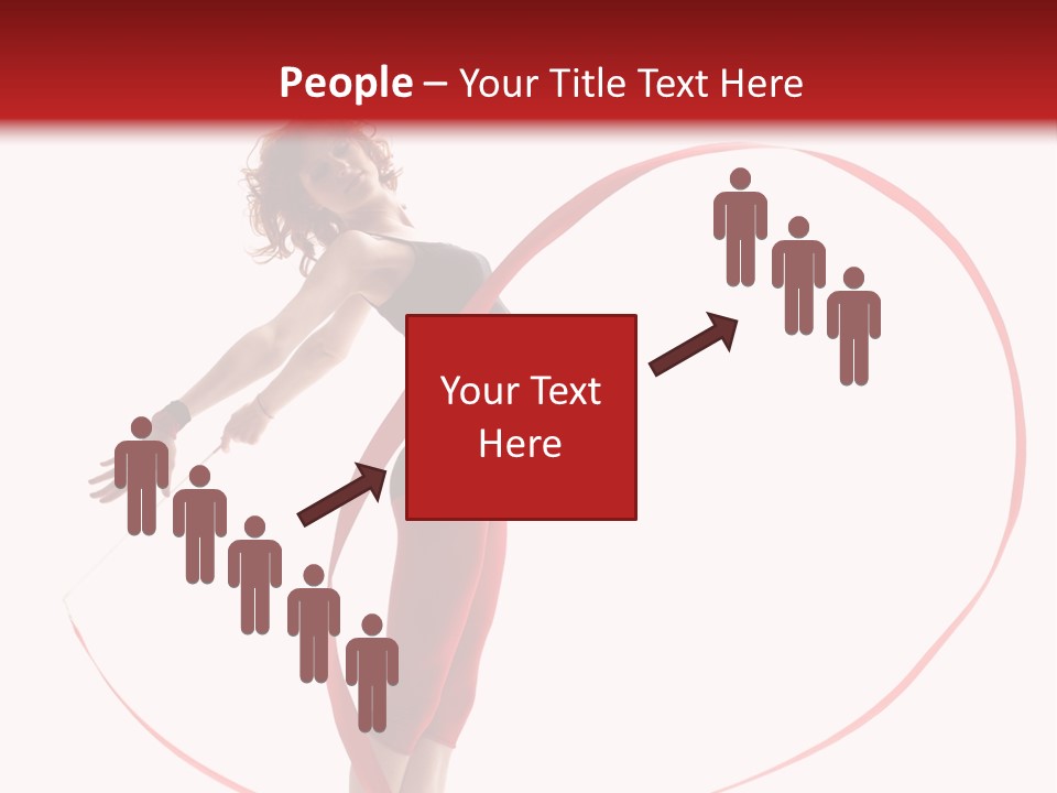 Beautiful Exercise Gymnast PowerPoint Template