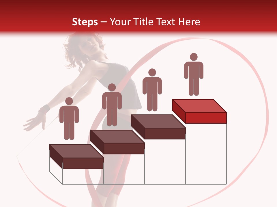 Beautiful Exercise Gymnast PowerPoint Template