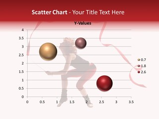 Red Balance Ballet PowerPoint Template