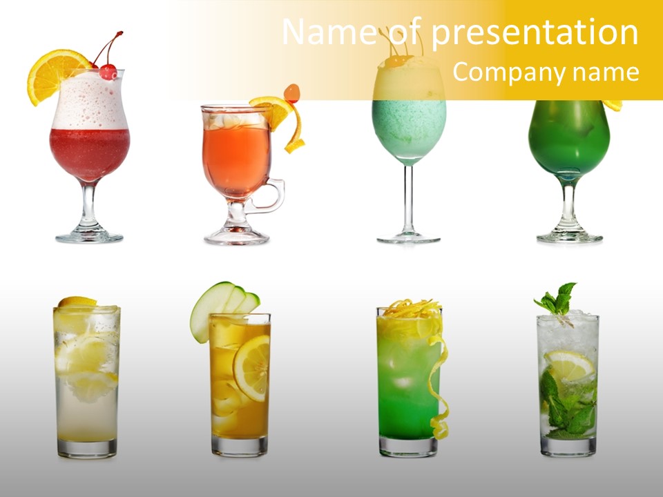 Sweet Water Tropical PowerPoint Template