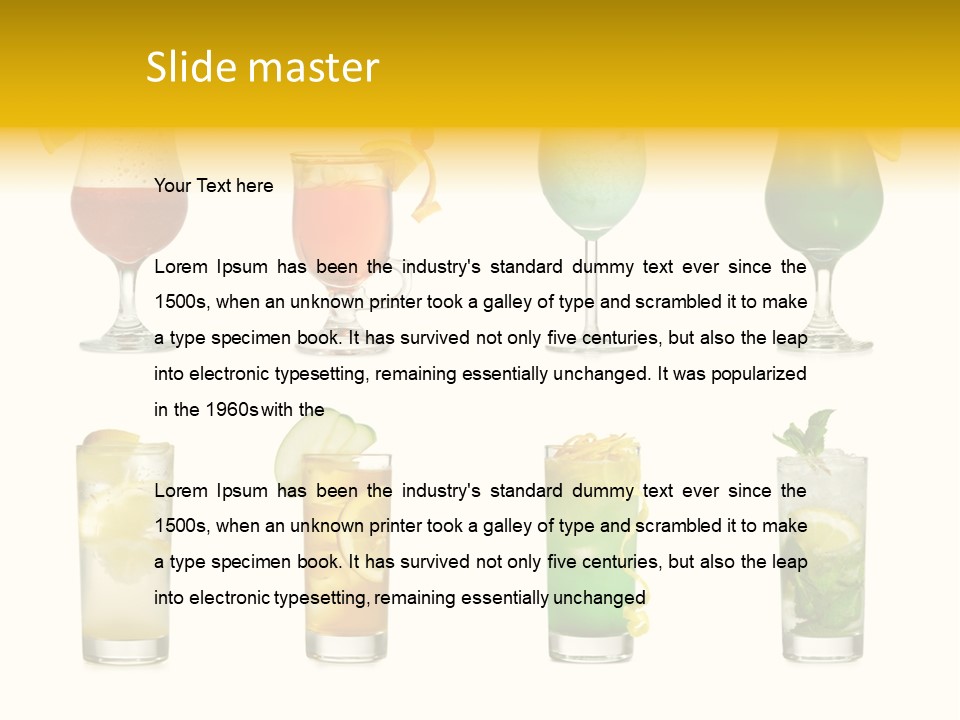 Sweet Water Tropical PowerPoint Template