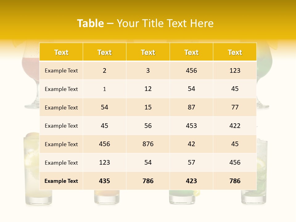 Sweet Water Tropical PowerPoint Template