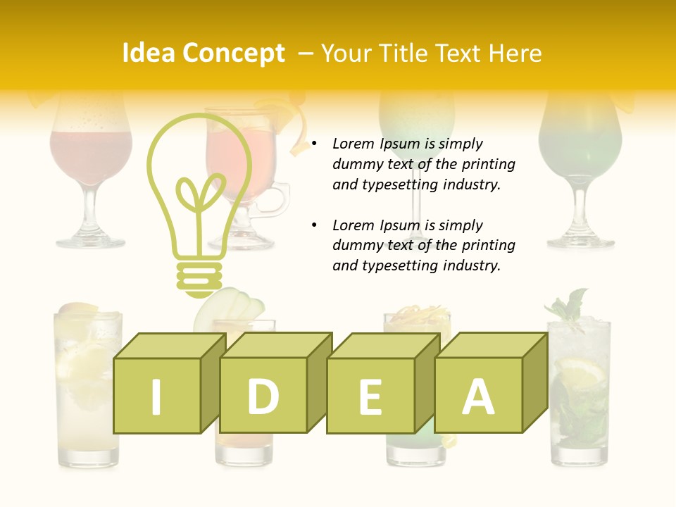 Sweet Water Tropical PowerPoint Template