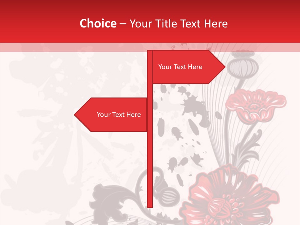 Success Concept Cutthroat PowerPoint Template