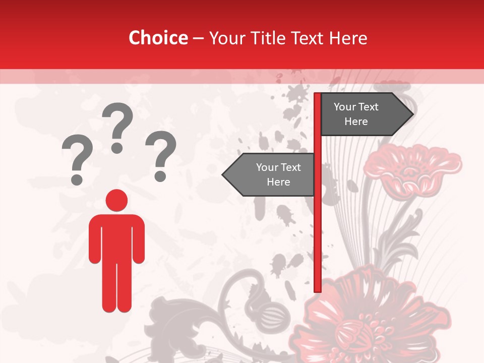 Success Concept Cutthroat PowerPoint Template