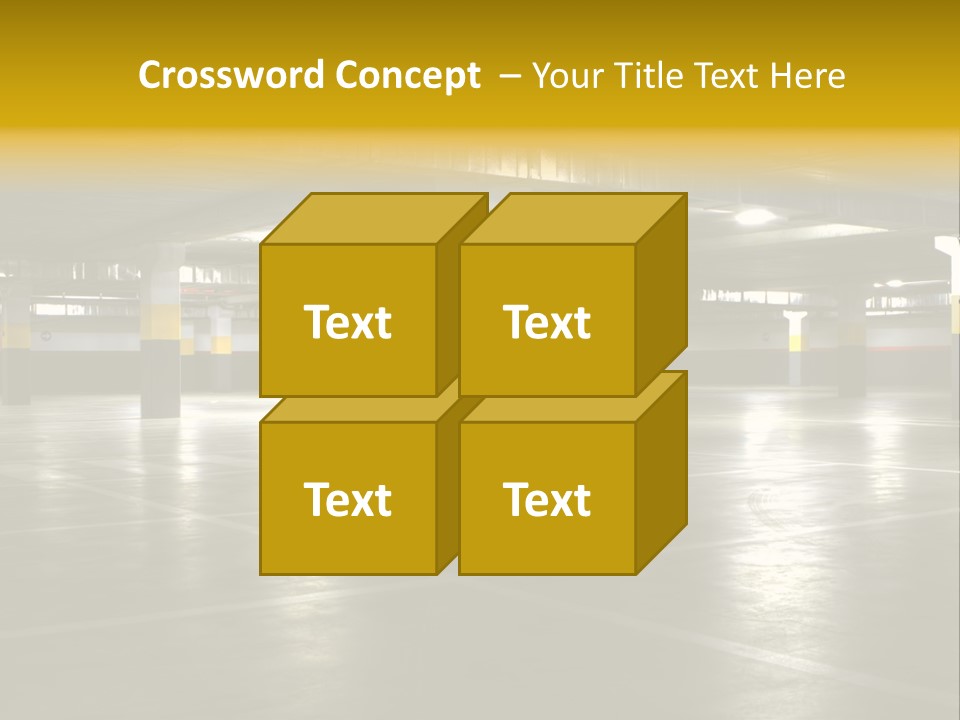 Yellow Empty Hdr PowerPoint Template