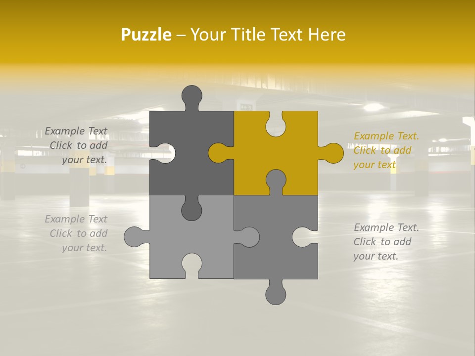 Yellow Empty Hdr PowerPoint Template