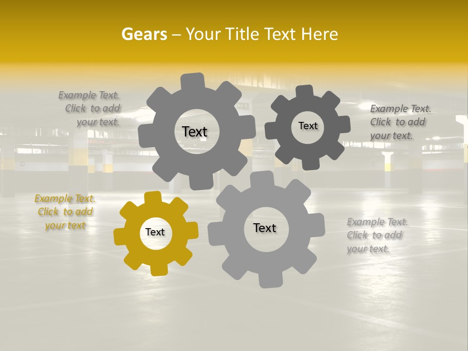 Yellow Empty Hdr PowerPoint Template