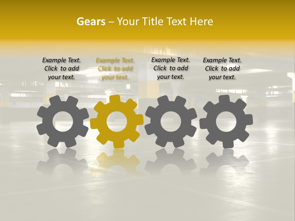 Yellow Empty Hdr PowerPoint Template