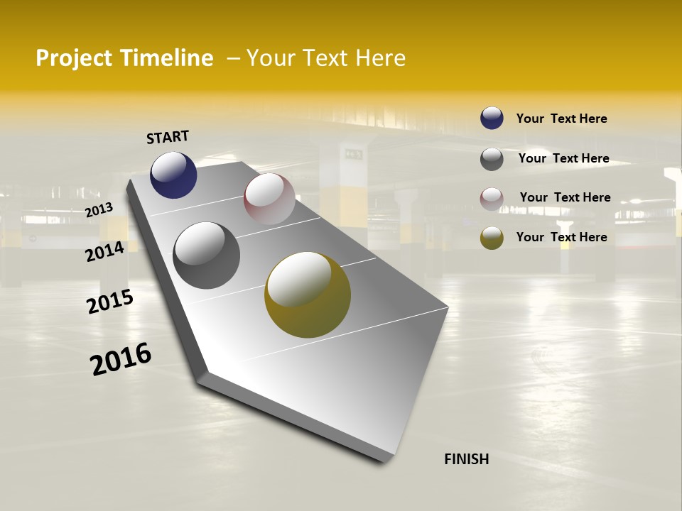 Yellow Empty Hdr PowerPoint Template