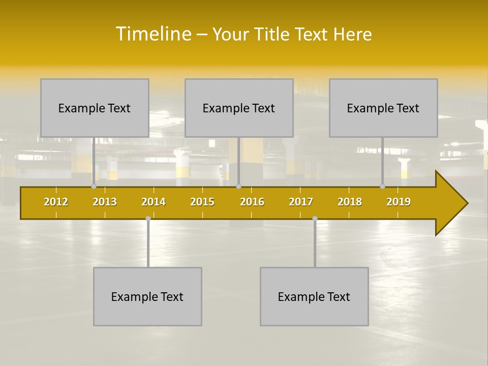 Yellow Empty Hdr PowerPoint Template
