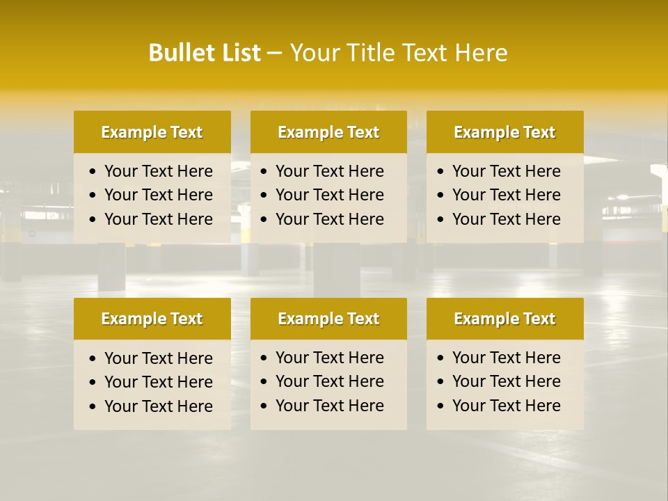 Yellow Empty Hdr PowerPoint Template