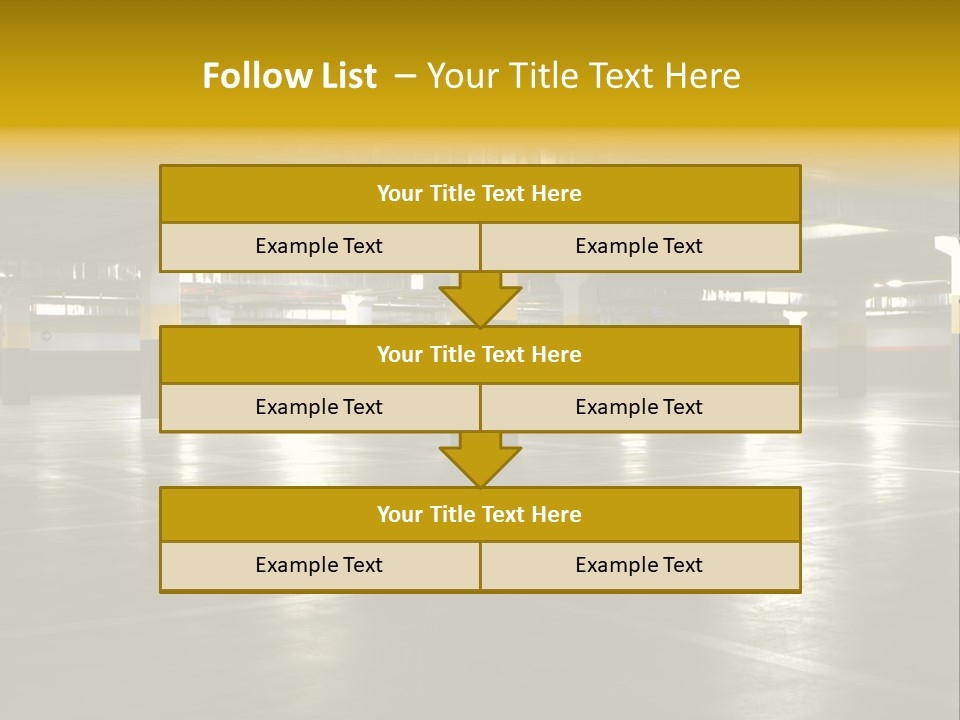 Yellow Empty Hdr PowerPoint Template