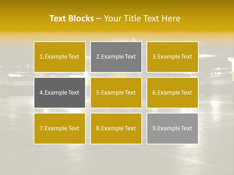 Yellow Empty Hdr PowerPoint Template