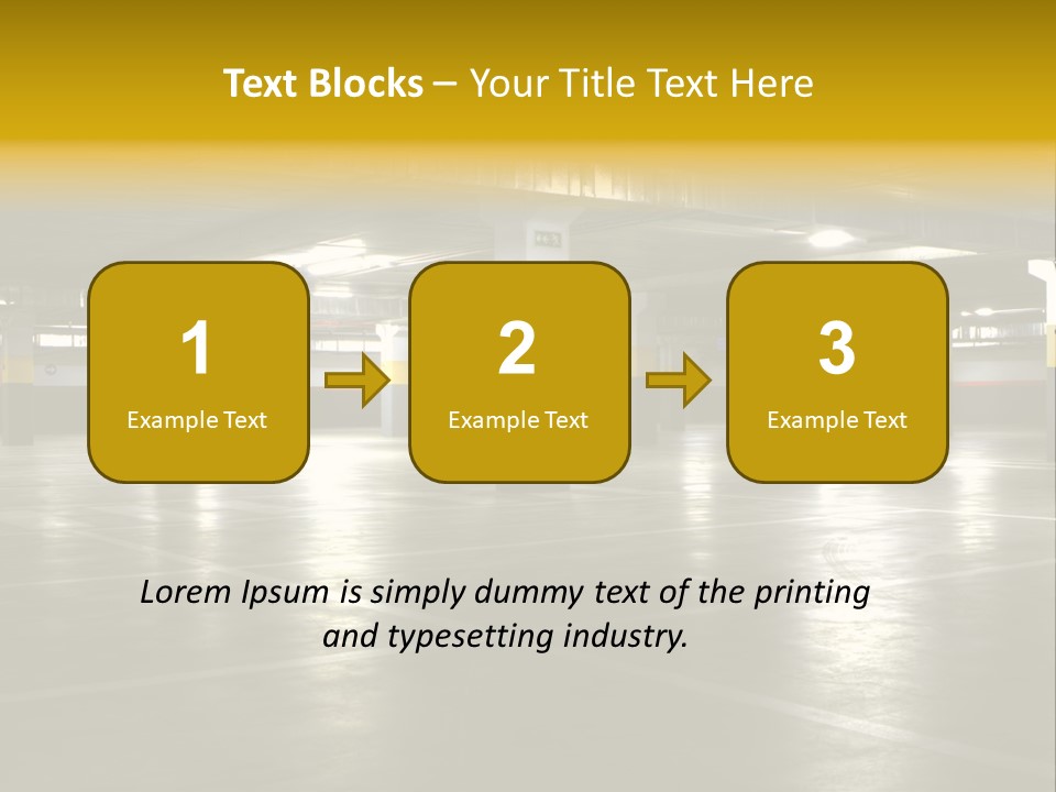 Yellow Empty Hdr PowerPoint Template