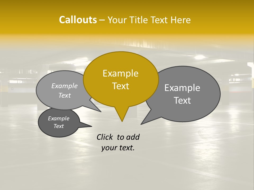 Yellow Empty Hdr PowerPoint Template