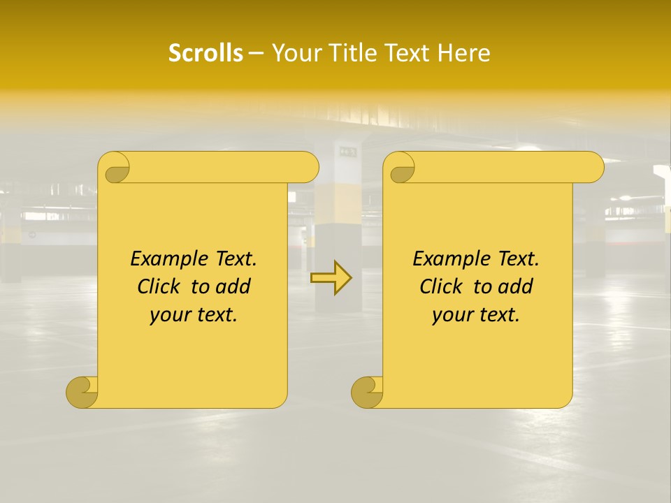 Yellow Empty Hdr PowerPoint Template