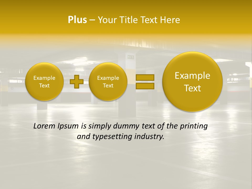 Yellow Empty Hdr PowerPoint Template