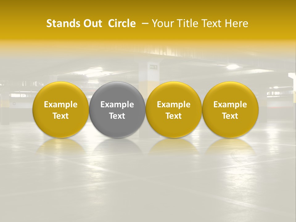 Yellow Empty Hdr PowerPoint Template