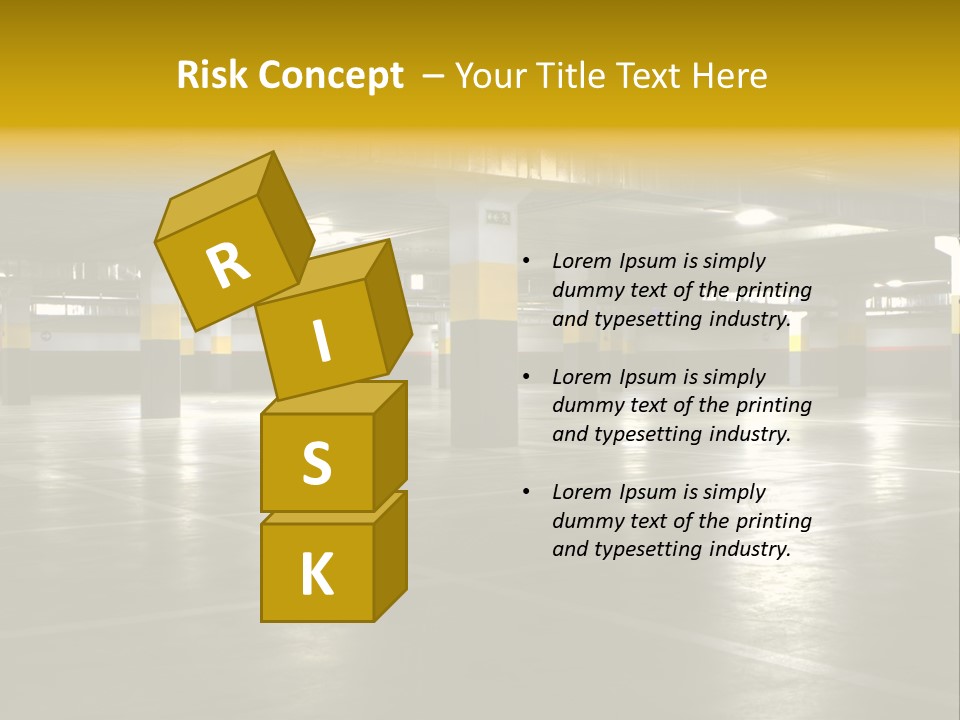 Yellow Empty Hdr PowerPoint Template