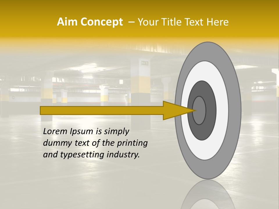 Yellow Empty Hdr PowerPoint Template