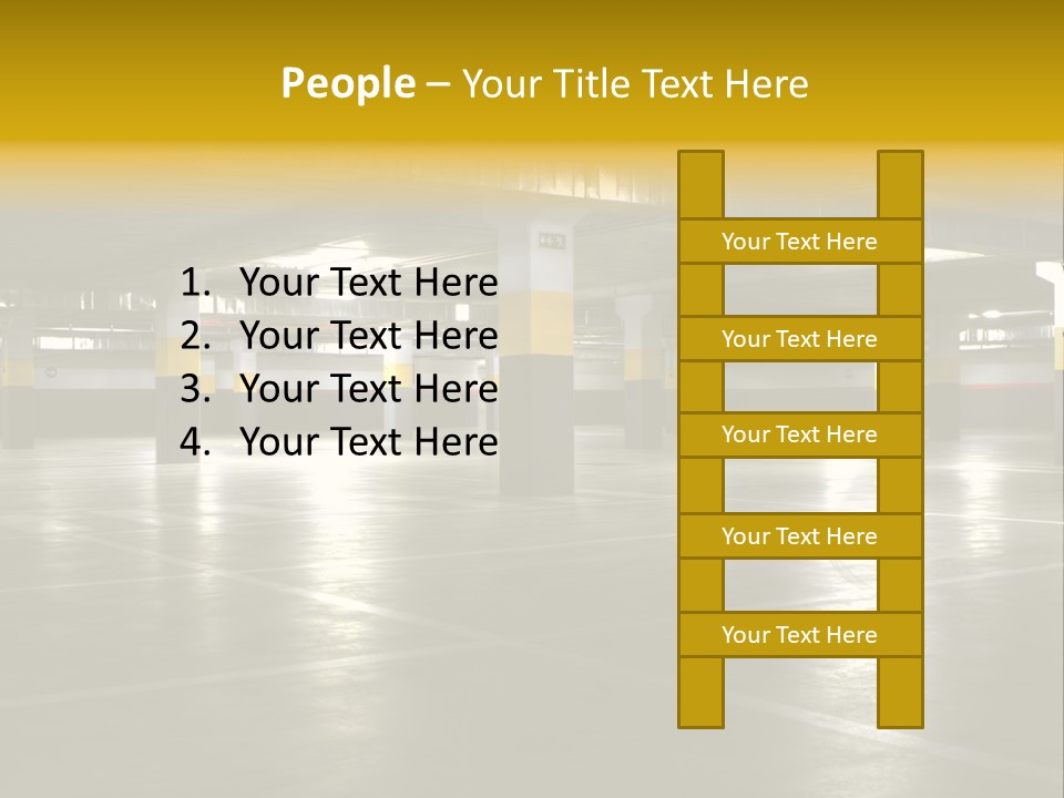 Yellow Empty Hdr PowerPoint Template