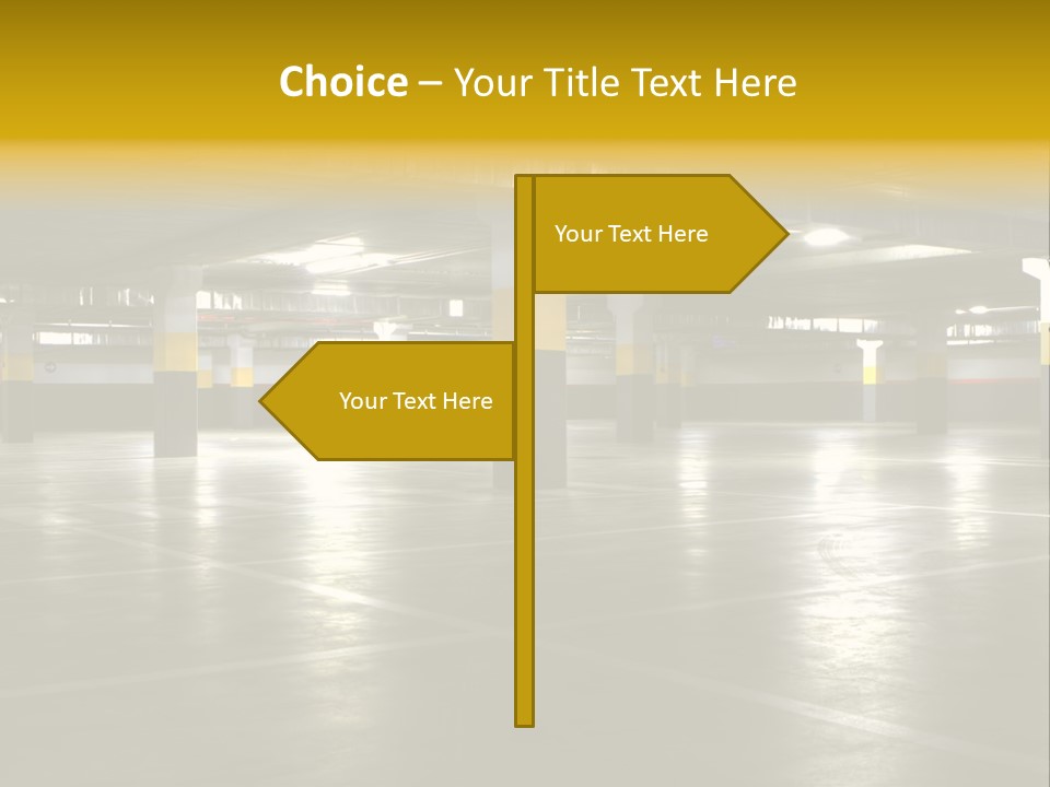 Yellow Empty Hdr PowerPoint Template