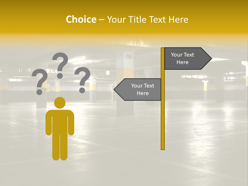 Yellow Empty Hdr PowerPoint Template
