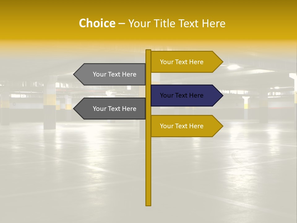 Yellow Empty Hdr PowerPoint Template