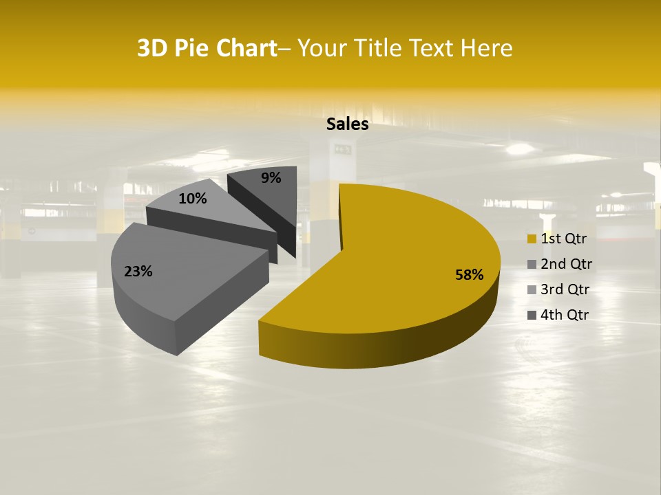 Yellow Empty Hdr PowerPoint Template