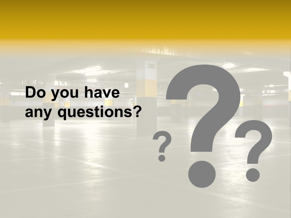 Yellow Empty Hdr PowerPoint Template