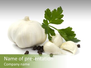 Raw Ingredient Image PowerPoint Template