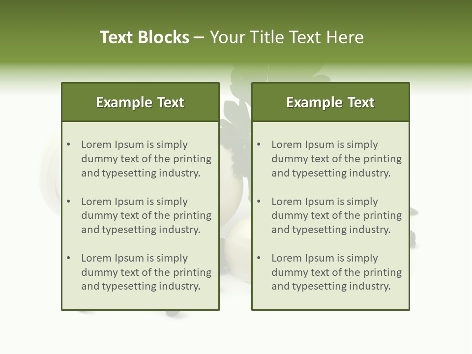 Raw Ingredient Image PowerPoint Template
