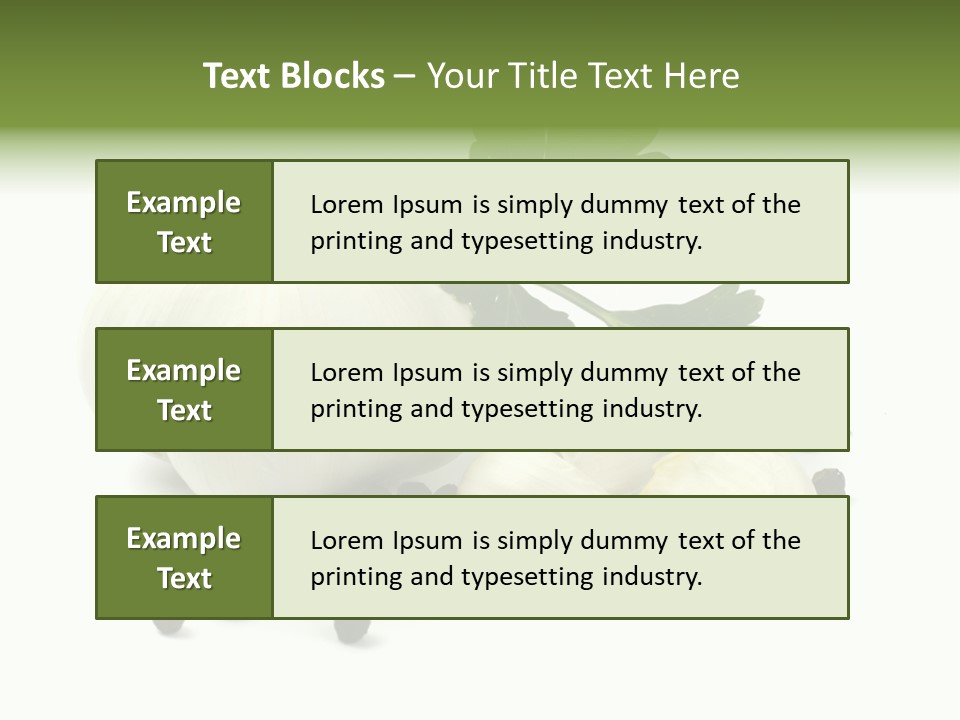Raw Ingredient Image PowerPoint Template