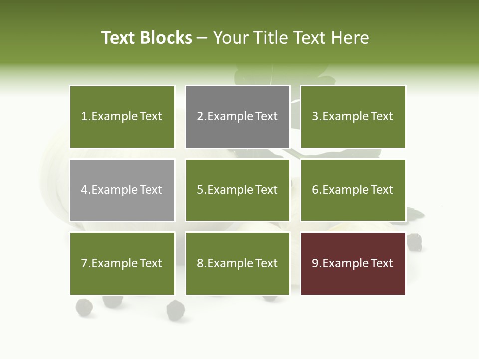 Raw Ingredient Image PowerPoint Template