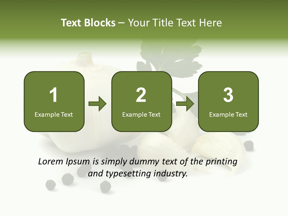 Raw Ingredient Image PowerPoint Template
