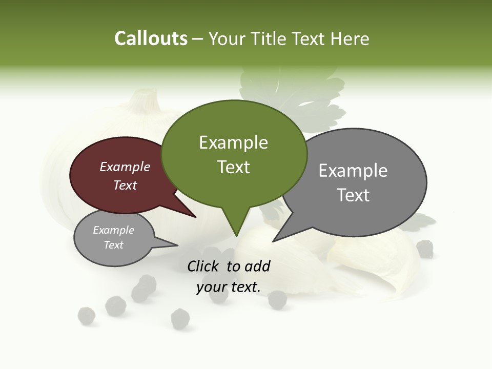 Raw Ingredient Image PowerPoint Template