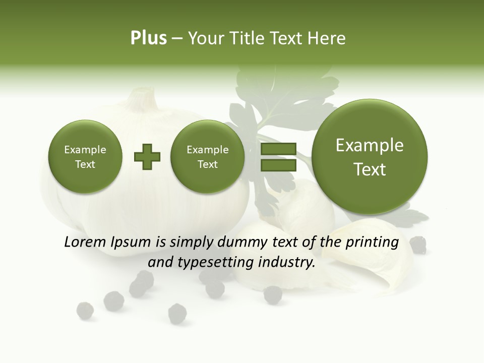 Raw Ingredient Image PowerPoint Template