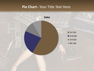 Highheels Mechanical Worker PowerPoint Template