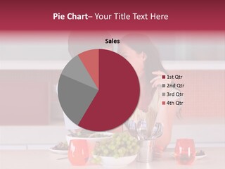 Kitchen Preparing Glass PowerPoint Template