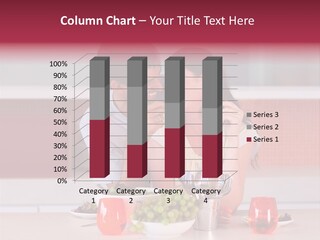 Kitchen Preparing Glass PowerPoint Template