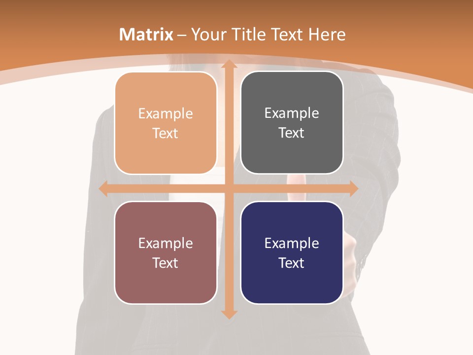 Caucasian Person Isolate PowerPoint Template