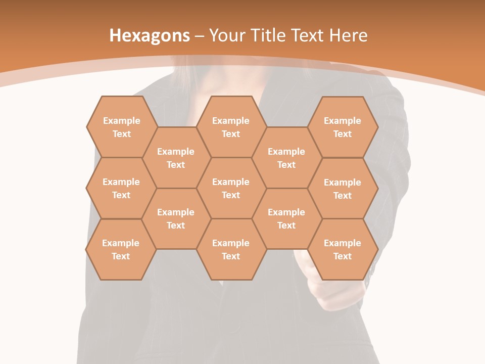 Caucasian Person Isolate PowerPoint Template