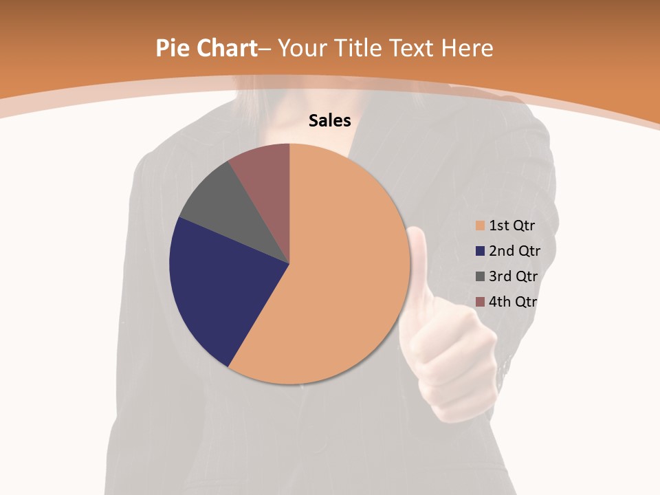 Caucasian Person Isolate PowerPoint Template