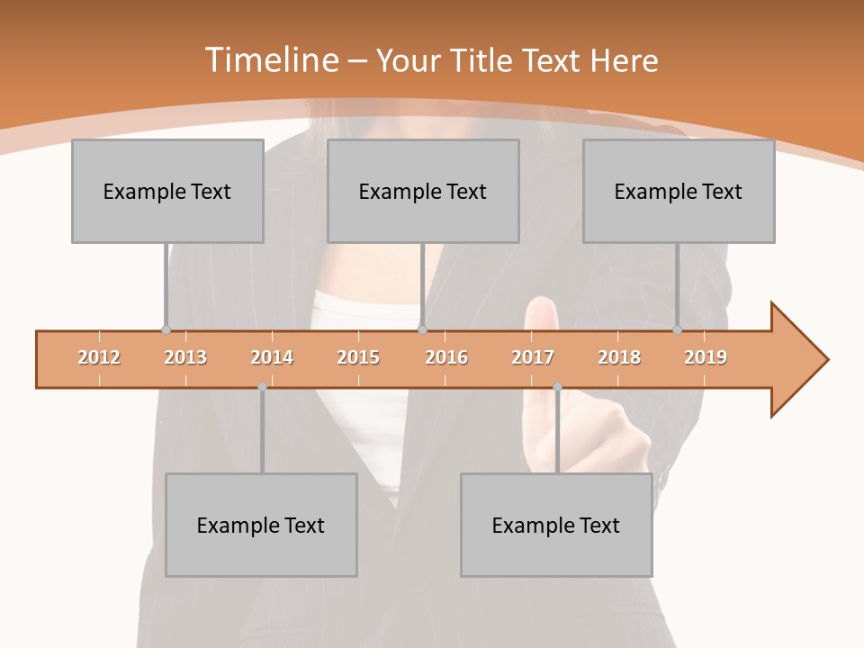 Caucasian Person Isolate PowerPoint Template