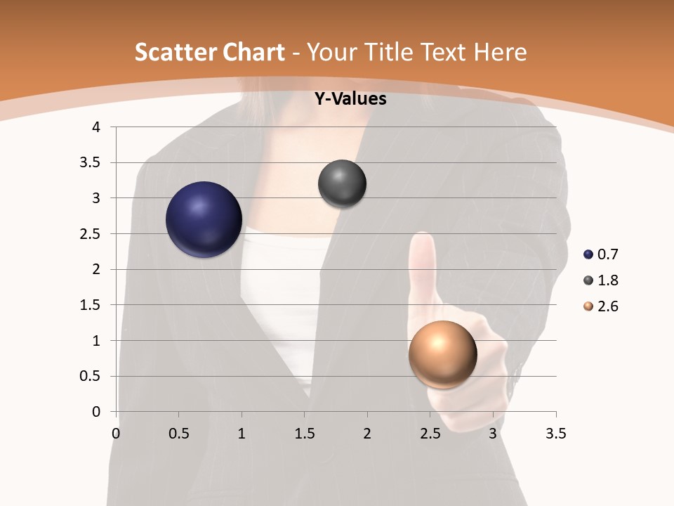 Caucasian Person Isolate PowerPoint Template