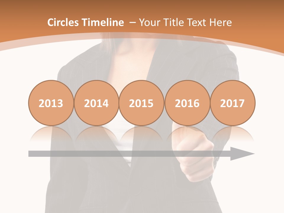 Caucasian Person Isolate PowerPoint Template