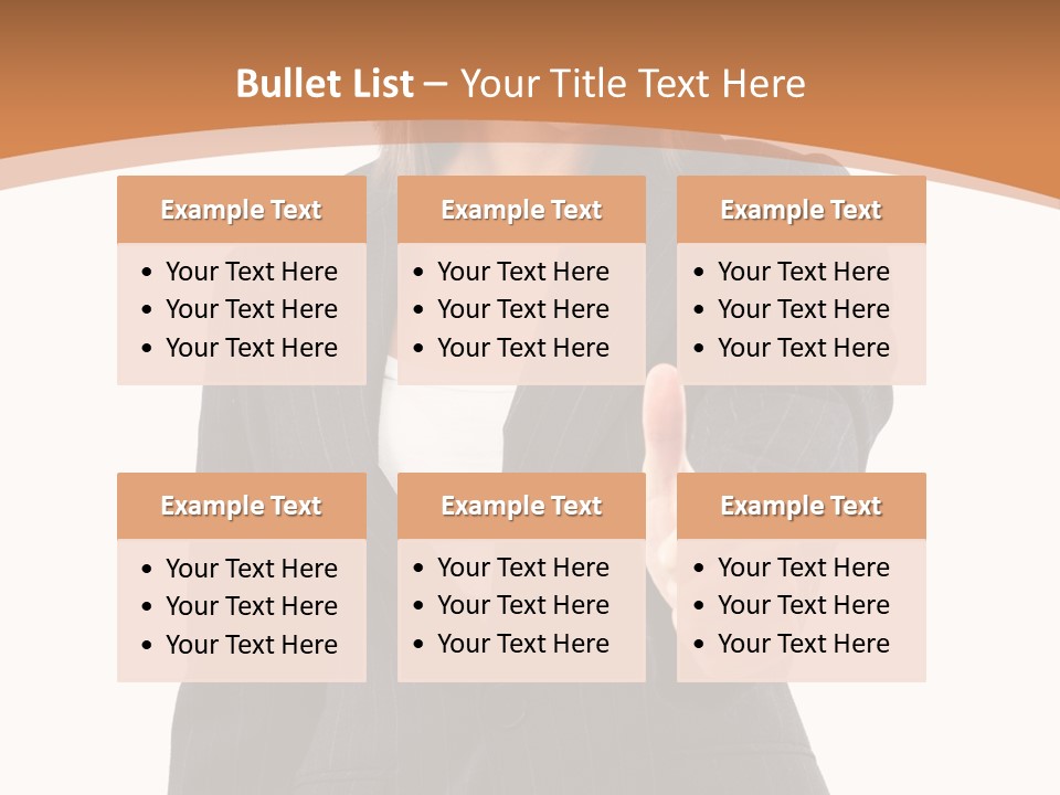 Caucasian Person Isolate PowerPoint Template