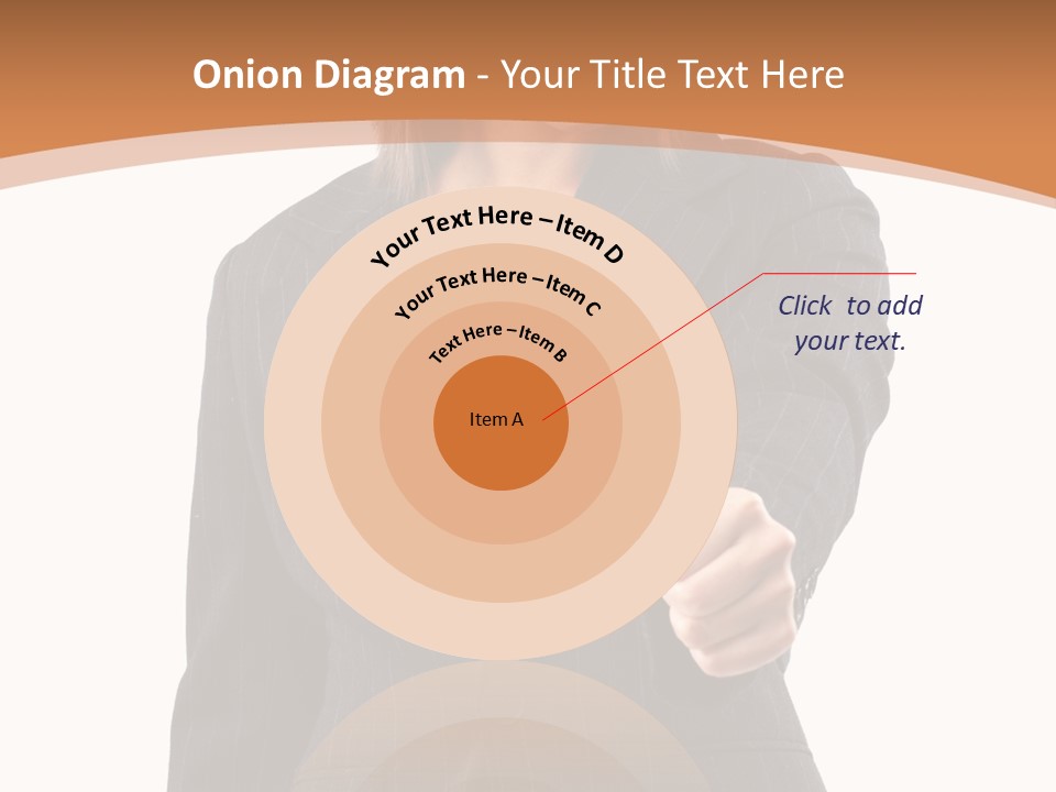 Caucasian Person Isolate PowerPoint Template