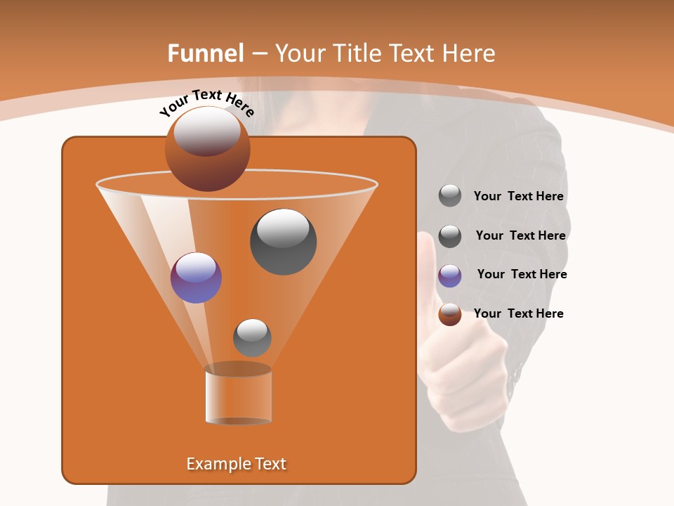 Caucasian Person Isolate PowerPoint Template